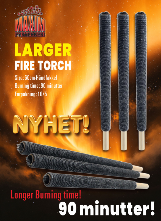 Håndholdt fakkel, 5 pk